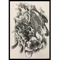 ราคา แทททูปลาคราฟ แทททูปลาสวยงาม แทททูปลาหลากสี แทททูรอยสัก สติ๊กเกอร์รอยสักปลอมชั่วคราวกันน้ำได้ ลดราคาพิเศษ สั่งหลายชิ้นมีของแถม (15936871160)