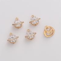 ราคา 1ชิ้น14K ชุบทองทองเหลืองกับเพทายหินจี้ห้อยคอน่ารักรูปท้องฟ้าดาวสำหรับ DIY สร้อยคอต่างหูเครื่องประดับเครื่องประดับทำสร้อยคอมือ (19647772125)