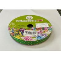 ราคา ริบบิ้น ริบบิ้นพับเหรียญ ริบบิ้นห่อเหรียญ ริบบิ้นโปรยทาน ริบบิ้นลายจุด 12 มิล 50 หลา ตรา TW (21777047728)