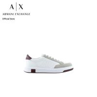 ราคา AX Armani Exchange รองเท้าผ้าใบผู้ชาย รุ่น AX XUX177 XV762T036 สีออฟไวท์ (20978126687)