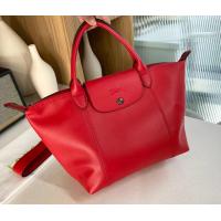 ราคา LONGCHAMP LePliageCuir กระเป๋าผู้หญิงกระเป๋าทรงเกี๊ยวหนังแกะแบบดั้งเดิม100 พร้อมแท็กการ์ดสีเขียวกระเป๋ากันฝุ่น (17157315271)