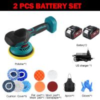 ราคา ส่งของจากไทย เครื่องขัดสีรถ 6 นิ้ว เครื่องขัดเงารถ เครื่องขัดรถยนต์ไฟฟ้า 6000RPM 6เกียร์ปรับได้ไร้สายเครื่องขัดรถสำหรับแบตเตอรี่ Makita 18V (21534050593)