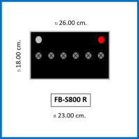 ราคา แบตเตอรี่รถยนต์ FB รุ่น S800 L R MF 65Ah พร้อมใช้ ไม่ต้องเติมน้ำ สำหรับรถเก๋ง 2200cc (14768735497)