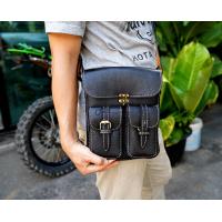 ราคา กระเป๋าสะพายหนังแท้ กระเป๋าวินเทจ กระเป๋าสะพายไหล่สไตล์วินเทจ Messenger Bags Leather Bag (15798341133)
