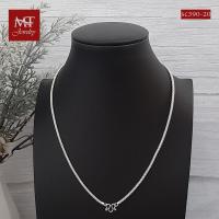 ราคา MT สร้อยคอเงินแท้ ลายดอกโปร่ง หนา 2 8 มม ยาว 16 17 18 20 22 24 นิ้ว 925 Sterling Silver Popcorn Chain sc390 MT Jewelry มณีธารา (10322509185)