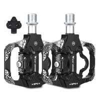 ราคา WEST BIKING MTB Bike Pedals Dual Platform SPD Clipless Bicycle Pedals Sealed Bearing for MTB Mountain Road Bikes (15257129538)
