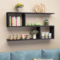 ราคา ชั้นติดผนัง 3 ชั้น ชั้นวางของติดผนัง ไม่จำเป็นต้องเจาะ ชั้นไม้วางของติดตั้งง่าย กรอบไม้ติดผนัง ของตกแต่งบ้าน (21051261995)