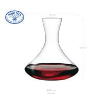 ราคา ขวดพักไวน์ Crystalex Bohemia Crystal Wine Decanter 700 ml 1500 ml (21686702477)