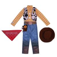 ราคา Disney Toy Story Woody Costume for Kids Boy Western Cowboy Clothes Hat Set Halloween Party Birthday Cosplay Gifts (21526240101)