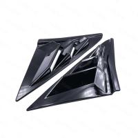 ราคา สำหรับ2016 2021 Honda Civic FK ฝาครอบกระจกหน้าต่างด้านข้าง10th Civic ด้านหลังรถยนต์มีประตูท้ายสามเหลี่ยมลายฝาครอบคาร์บอนไฟเบอร์หน้าต่าง (20652022304)