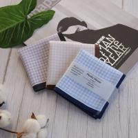 ราคา Hanky House ผ้าเช็ดหน้าชาย Gentleman ชุด3ผืน ผ้าเช็ดหน้า cotton ผ้าเช็ดหน้าทอลายเนื้อดี ขนาด43x43ซม (16081482053)