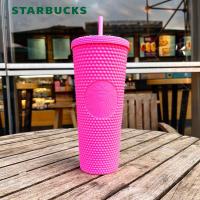 ราคา แก้วเก็บอุณหภูมิ Starbucks Gold Bling Cold Cup แก้วหนามทอง สตาร์บัคส์ พร้อมหลอด 710ml A02 (21623039990)