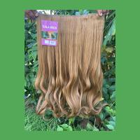 ราคา แฮร์พีช hairpiece แฮร์พีช calawigs ชิ้นหนาพิเศษไหมด้านเหมือนผมจริง แฮร์พีชปลายงุ้ม รหัส S8912L กว้าง26cm ยาว55cm (7166956380)