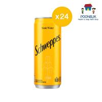 ราคา Schweppes Tonic Water ชเวปส์ โทนิค วอเตอร์ 330มล x24 กระป๋อง โค้ก น้ำอัดลม (21736558267)