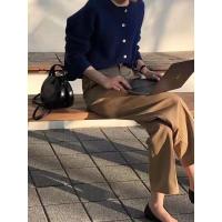 ราคา Over Rose พร้อมส่ง เสื้อคลุม แขนยาว คอกลม ไหมพรม กระดุมหน้าสีขาว ผ้านุ่ม มีน้ำหนัก (21760610828)