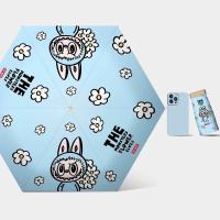 ราคา new ร่ม Labubu แบบพับ 5 ตอน พิมพ์ลาย ขนาดเล็กกระทัดรัด พกพาง่าย น้ำหนักเบา กันทั้งฝน กันทั้งแดด (21769470477)