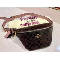 ราคา พร้อมส่งจากไทย หนังแท้ 1 1 กระเป๋าคาดอกคาดเอว Coach กระเป๋าคาดอก คาดอกโค้ช รหัส KE 1918 (21784450323)