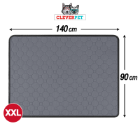 ราคา DOG PEE PAD แผ่นรองฉี่สุนัข ผ้ารองฉี่หมา ซักใช้ซ้ำได้ ซึมซับได้ดี มีกันลื่น CleverPet (21516666225)