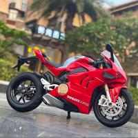 ราคา V4S Panigale 1 12แข่งรถมอเตอร์ไซค์ข้ามประเทศของเล่นอัลลอยจำลองโมเดลมอเตอร์ไซค์ถนนของขวัญสำหรับเด็ก (21687388358)