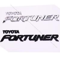 ราคา 2 ชิ้น โลโก้ TOYOTA FORTUNER ติดฝากระโปรงท้าย สำหรับ Toyota Fortuner 2005 ขึ้นไป (19537688577)