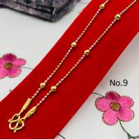 ราคา สร้อยคอ2กษัตริย์ หนัก2สลึง ชุบทอง 24K เลือกแบบสวยๆได้เลย (21021202323)