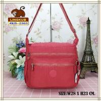 ราคา lingkub2363 กระเป๋าสะพาย กระเป๋าผู้ชาย กระเป๋าผู้หญิง กระเป๋าแฟชั่น ขนาด12นิ้ว กว้าง5นิ้ว ยาว12นิ้ว สูง9นิ้ว (20604773886)