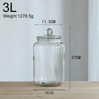 ราคา ของมาใหม่ โหลแก้ว โหลกลม มีหลายขนาด ตั้งแต่ 2000 ml 5000 ml ใบใหญ่ โหลแก้วสูญญากาศ โหลดองบ๊วย (21551796037)