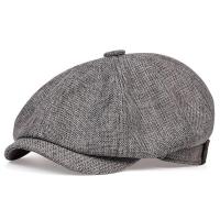 ราคา Mens Casual Newsboy Hat Adjustable Dad Hat Spring and Autumn Retro Truck Beret Hundred Matching Accessories (11456803833)