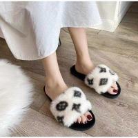 ราคา NEW SH 1 12 รองเท้าผ้าแตะใส่เดินในบ้าน รองเท้าแตะชายและหญิง รองเท้ากันลื่น รองเท้าขนนุ่มลายดอก (21242477133)