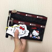 ราคา LeSportsac กระเป๋าคลัทช์7105กระเป๋ามือถือลายการ์ตูนกระเป๋าเครื่องสำอางสองชั้นกระเป๋าเก็บของกันน้ำมีซิปสองเส้นพร้อมเชือกคล้องมือ (20243678005)