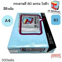 ราคา กระดาษถ่ายเอกสารสีIQ 80 แกรม A4 500แผ่น หลากสี (11292757283)