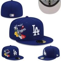 ราคา Los es Dodgers flat edge baseb cap M ly enclosed snapback cap female classic Dodgers la hat mens large size outdoor cap (21308240124)