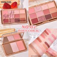 ราคา HF620 Sivanna Colors Soft Blurring 12 3 Color Doulblr Eye Palette อายแชโดว์12 สี (20860691656)