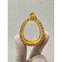 ราคา กรอบพระตลับชุบทองงานล้อมเพรชแบบเปิดหลังตลับเป็นงานใส่พระปิดตาจัมโบ้ขนาดของตลับวัดได้2 5 3 1cm (19955625806)