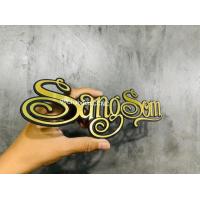 ราคา โลโก้ คำว่า SangSom DiY งานแฮนด์เมด วัสดุทองเงา วัสดุโรมาร์คผิวเงา หนา 1 2mm xไม่มีกาวด้านหลังx (21485840660)