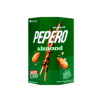 ราคา LOTTE PEPERO Almond 128g 32g x4packs ล็อตเต้เพเพโร่บิสกิตแท่งเคลือบช็อคโกแลตและอัลมอนด์ 128กรัม 32กรัมx4ซอง (21379508748)