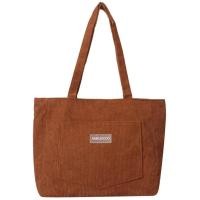 ราคา HB 775 กระเป๋าผ้าลูกฟูก สะพายไหล่ ใบใหญ่จุของได้เยอะ (20829597654)
