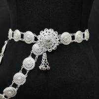 ราคา March jewelry เข็มขัดเงินโบราณผู้หญิงดูดีเครื่องประดับชาติพันธุ์ไทยโบราณเงินรมดำเข็มขัดเงินใส่กับชุด (21657137185)