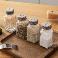 ราคา ขวดปรุงรสบาร์บีคิวขวดปรุงรสทำจากแก้วขวดพริกไทยขวดปิดสนิทอุปกรณ์ทำครัวที่เขย่าเกลือและพริกไทยชุดเครื่องปรุง (21728241684)