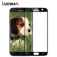 ราคา สำหรับ Samsung Galaxy S7กระจกนิรภัยขอบปกป้องหน้าจอ3D ไฟฟ้าโค้งฟิล์มครอบคลุมเต็มรูปแบบ สีดำ (21671975536)