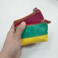 ราคา กระเป๋าใส่เหรียญใบจิ๋ว ขนาด สูง 7 cm กว้าง 10 cm (21759696726)