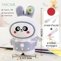 ราคา NJCAR LZD MALL NKFS 11 พัดลมมือถือ พัดลมพกพา พัดลม รูปกระต่ายน่ารัก (19269292643)