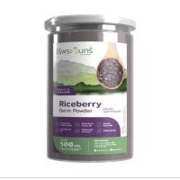 ราคา จมูกข้าวไรซ์เบอร์รี่ ไม่ผสมแป้งและน้ำตาล แบรนด์ไร่พระจันทร์ กาบา จมูกข้าวไรซ์เบอร์รี่ ข้าวกล้องงอก GABA (21587513394)