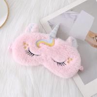 ราคา ที่ปิดตาป้องกันการนอนหลับการแรเงาแผ่นปิดตาทำจากผ้ากำมะหยี่ลายยูนิคอร์นน่ารักสำหรับเด็กผู้หญิงและผู้ใหญ่ (21244783317)