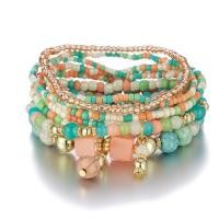 ราคา Boho ชุดสร้อยข้อมือลูกปัดข้าวหลากสีสำหรับผู้หญิงกำไลข้อมือแฟชั่นเครื่องประดับอัญมณีสำหรับปีกเสน่ห์หอไอเฟล (19760876386)