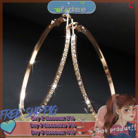 ราคา FJ ต่างหูเพชรวงกลมสำหรับเครื่องประดับผู้หญิง2021 LADIES ต่างหู (21430507221)