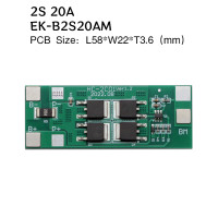 ราคา Enerkey 2S 20A 30A แผ่นป้องกันแบตเตอรี่ลิเธียม Li Ion Lithium Battery Protection Board 18650 BMS For electric tool sweeper vacuum cleaner electric drill 7 4V 8 4V (21554331503)
