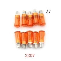 ราคา TANG Falsh Sale 10PCS Signal Lamp 10mm Red Green Yellow LED Lamp Indicator Light 12V 24V 220V (12112160621)