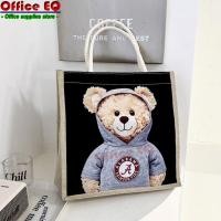 ราคา กระเป๋าถือ กระเป๋าผ้า ลายหมี กระเป๋าถือ ลายการ์ตูน น้องหมี กระเป๋า กระเป๋าถือใบเล็กน่ารัก กระเป๋าถือ น่ารัก พร้อมส่ง (14706041423)