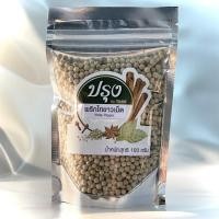 ราคา พริกไทขาว 100g 500gพริกไทขาวเม็ด White Pepper เกรดร่อน และคัดมืออย่างดี พริกไทย พริกไทยขาวเม็ด พริกไทยขาว พริกไทยเม็ด (21401483693)